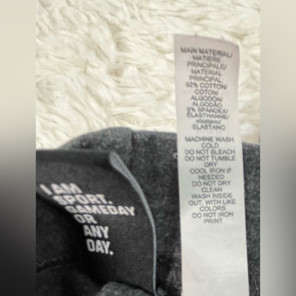 Adidas | Women's Essential Linear Gray Leggings - Picture 4 of 6